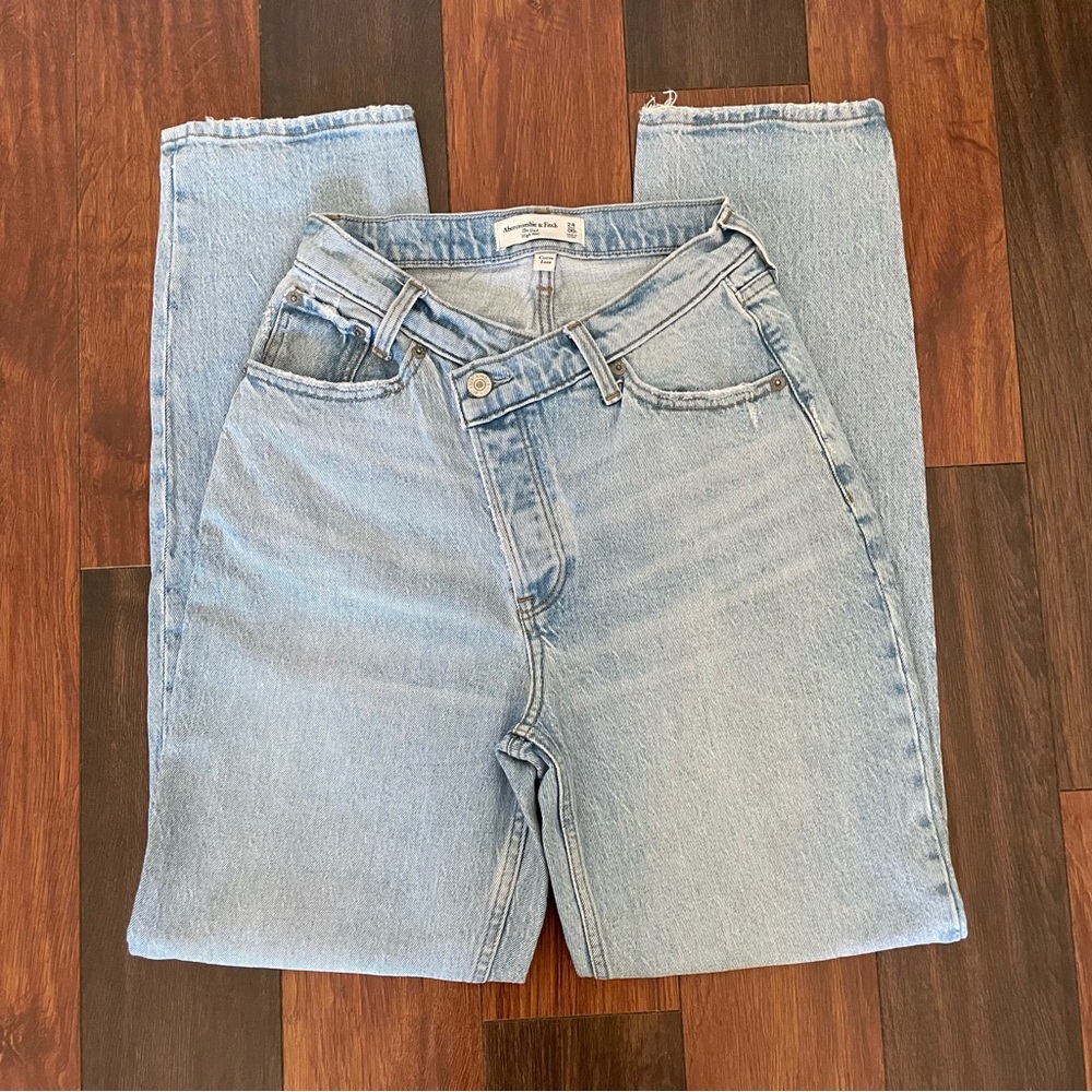 Abercrombie & Fitch Light Blue High Rise Women Jeans